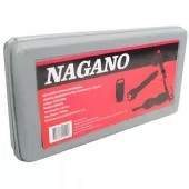 Kit Chave Catraca Reversível Jogo de Soquetes 39 Peças em Aço Carbono com Maleta - NJDS40