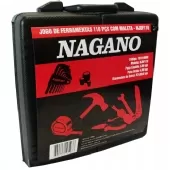 Kit Jogo de Ferramentas 110 Peças em Aço com Maleta - NJDF110