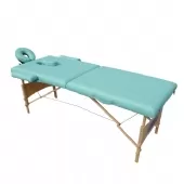 Mesa Maca de Massagem Estética Dobrável Portátil com Orifício - Preto