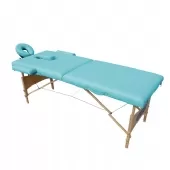 Mesa Maca de Massagem Estética Dobrável Portátil com Orifício - Preto