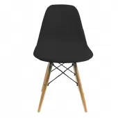 Cadeira Pequena Charles Eames com Pés de Madeira - Turquesa