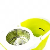Balde Spin Mop 360 Inox com Pedal Alumínio Completo - Verde