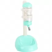 Bebedouro com Suporte e Comedouro para Cães - Verde