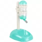 Bebedouro com Suporte e Comedouro para Cães - Verde