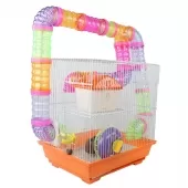 Gaiola Labirinto para Hamster 2 Andares - 33x28x38 cm
