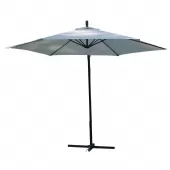 Ombrelone guarda sol de praia sombreiro Creme 3 Metros Diâmetro - THOC3D