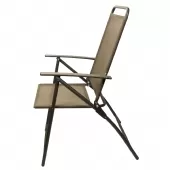 Conjunto de Mesa Quadrada para Jardim com Cadeira e Guarda Sol - 6 Peças - THCMCM6