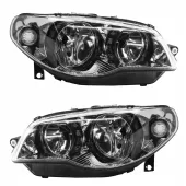 Farol Palio Siena Strada G3 04 a 16 Máscara Negra Foco Duplo - TFPG3 - Lado Esquerdo Motorista