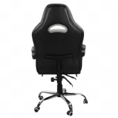 Cadeira Gamer com Encosto para pernas Reclinável Mars - TCGM - Preto/Laranja