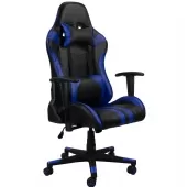 Cadeira Gamer Star Reclinável Elevação a Gás - TCGST - Preto/Azul