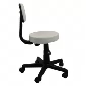 Cadeiras Mocho para Dentista Tatuador Estética Giratória Retangular - TCMG0 - Branco