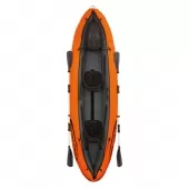 Caiaque Inflável 2 Pessoas 3.30m x 94cm 2 Remos Bomba de Ar - Ventura Hydro Force