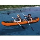 Caiaque Inflável 2 Pessoas 3.30m x 94cm 2 Remos Bomba de Ar - Ventura Hydro Force