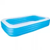 Piscina Retangular Familiar Deluxe Azul Inflável - 1.161 Litros 3.05m x 1.83m x 56cm