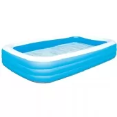 Piscina Retangular Familiar Deluxe Azul Inflável - 1.161 Litros 3.05m x 1.83m x 56cm