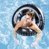 Boia Inflável Circular Pneu 91 cm - 36016