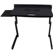 Mesa Portátil para Notebook Articulada com Cooler + Cabo USB + Mousepad - TMN03