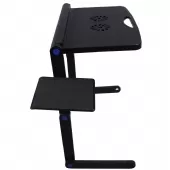 Mesa Portátil para Notebook Articulada com Cooler + Cabo USB + Mousepad - TMN03
