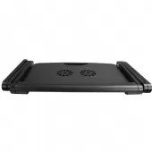 Mesa Portátil para Notebook Articulada com Cooler + Cabo USB + Mousepad - TMN03