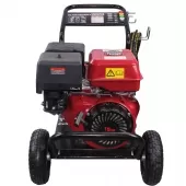 Lavadora de Alta Pressão a Gasolina Partida Manual 4300 LBS Triplex Motor 15HP 190F - NLG250