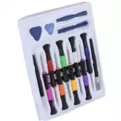 Kit Chaves de Precisão com 16 Peças Aço Carbono - NKCP16
