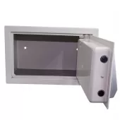 Cofre Eletrônico Digital 31x20x20cm com 2 Chaves Branco - NCDB31