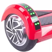 Skate Elétrico Hoverboard 8 Polegadas com Bluetooth Led e Bolsa - Vermelho - THB031