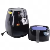 Mini Prensa Térmica para Sublimação 3D À Vácuo em Canecas - NP3DCAN - 110V - Preto