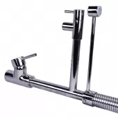 Torneira Cozinha Gourmet Monocomando 70 Cm Spray Extensor Água Quente e Fria