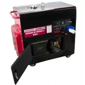 Gerador de Energia Silenciado Trifásico a diesel 7 kVA 4T 60hz Partida Elétrica 220/380v 10.2hp - ND8000ES3D