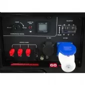 Gerador de Energia Silenciado Trifásico a diesel 7 kVA 4T 60hz Partida Elétrica 220/380v 10.2hp - ND8000ES3D