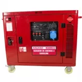 Gerador a Gasolina Silenciado Trifásico 7,5 Kva 4T 60hz Partida Elétrica 110/220v Motor 16HP