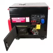 Gerador a Diesel Silenciado Trifásico 7Kva 4t 60hz Partida Elétrica 110/220v Motor 10.2HP 192 FE