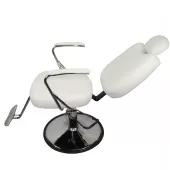 Poltrona Cadeira Reclinável Hidráulica Cabeleireiro - TSB060 - Branco