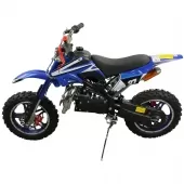 Super Mini Moto Cross 49cc Aro10 0km - TMC4917 - Azul
