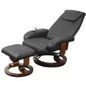 Poltrona de Massagem e Aquecimento Reclinável Elétrica Louisiana Bivolt - TPMRCPD