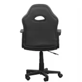 Cadeira Gamer Kids Em Couro Pu Infantil Vênus - Preto/Azul