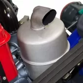 Micro Trator Motocultivador Diesel com Enxada Rotativa 16.5 hp P. Elétrica com radiador Tipo Tobata