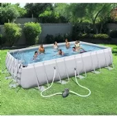 Piscina Estruturada 26.845l Frame Pool 6.71m x 3.66m x 1.32m Filtro 5678 l/h - 220v