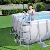 Piscina Estruturada 8.124l 4.12m x 2.01m x 1.22m Filtro 2006 l/h + Escada - 220v