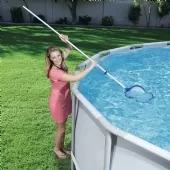 Kit de Manutenção com Aspirador de Piscina + Rede 2.03m