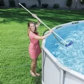 Kit de Manutenção com Aspirador de Piscina + Rede 2.03m