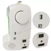 Máquina de Bordar Compacta 72 Bordados na Memoria Bivolt - TB900R