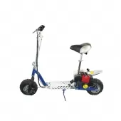 Patinete Scooter Motorizado Motor 2 Tempos 50cc - tp182tr - Freio a Disco - 4 pol - Azul
