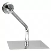 Chuveiro Ducha Inox Fixa Quadrado 25 x 25 cm - NCCFQD