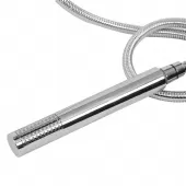 Chuveiro a Gás Quadrado Inox 20x20cm com Ducha de Mão