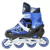 Patins Roller Semi-Pro Azul Regulável - 39 ao 42 (G)