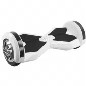 Skate Elétrico Hoverboard 8 Polegadas com Bluetooth Led e Bolsa - THB - Preto