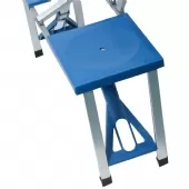 Mesa Camping Dobrável com 4 Banquetas Plástico Maleta