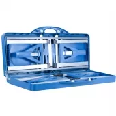Mesa Camping Dobrável com 4 Banquetas Plástico Maleta